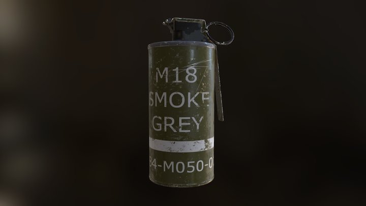 M18 Smoke Grenade 3D Model