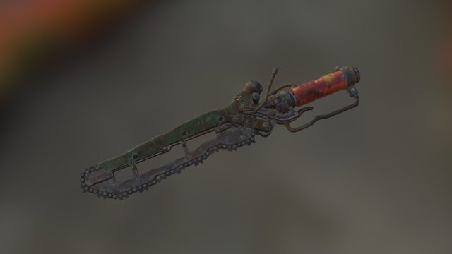 Ripper (chainknife) 3D Model