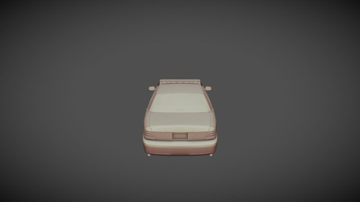 Police Car 3d Model 3D Model