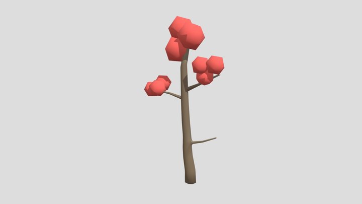 Lowpoly Fruit Trees