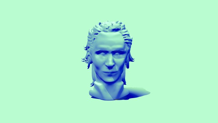 Loki Head 3D Model