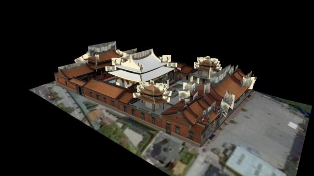 龍山寺 3D Model