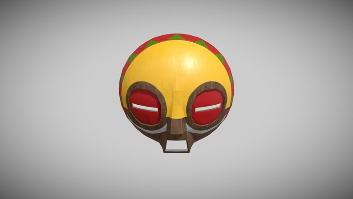 African_mask2 3D Model