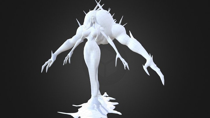 Lava Witch Legs Separate 3D Model