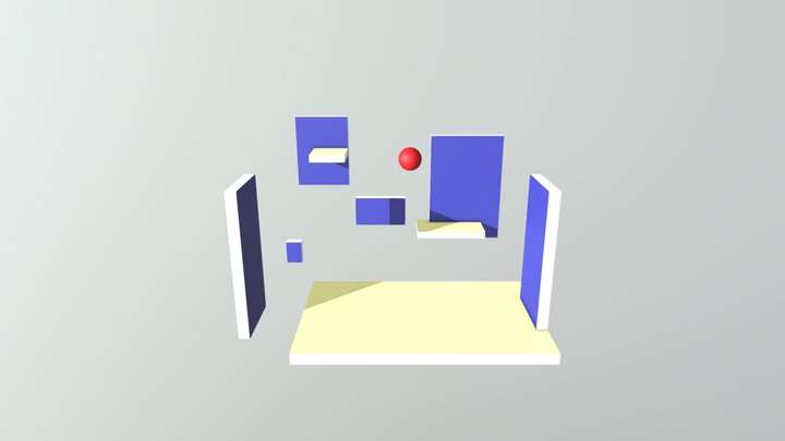 First-Try Bouncing Ball 3D Model