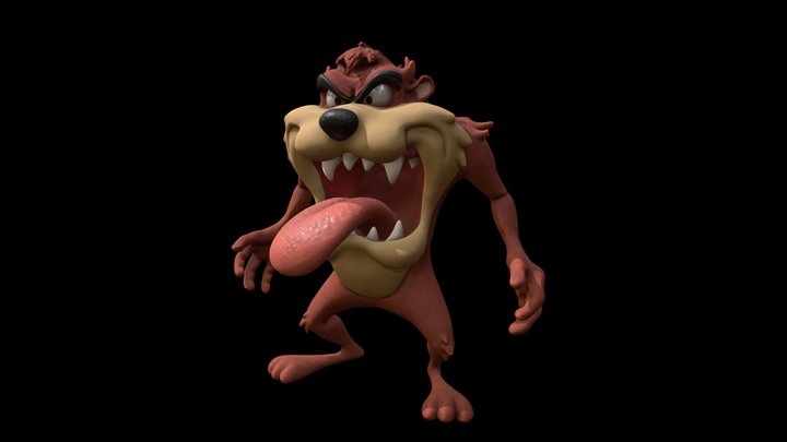 Taz Looney Toons 3D Model