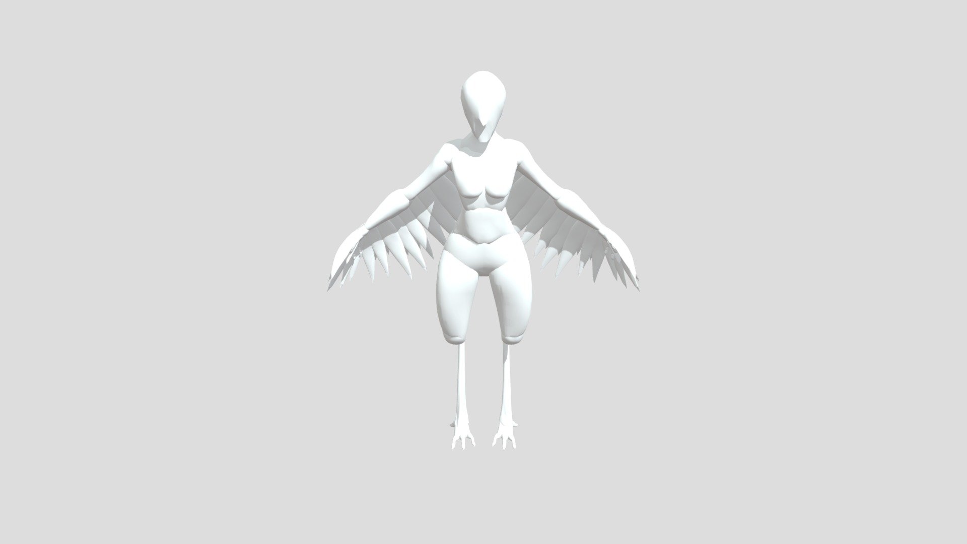 Harpy Low Poly