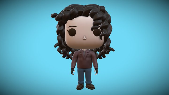 Grey_Funko_Pop 3D Model