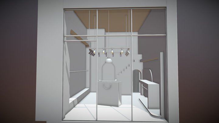 SANDA- ladies' fashion boutique 3D Model