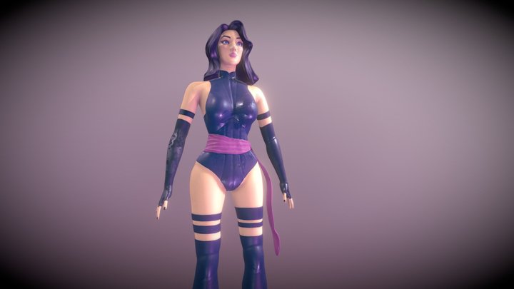 Psylocke 3D Model
