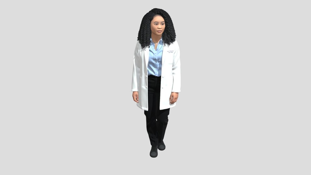 Young Scientist in a White Lab Coat