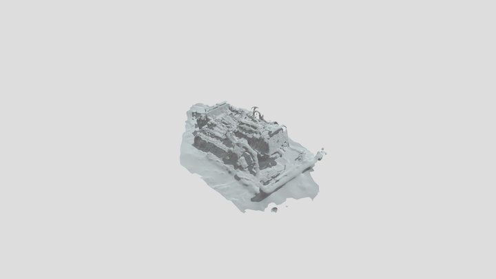 Seabee Tractor 3D Model