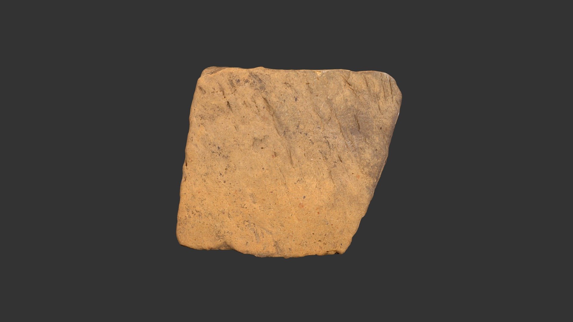 Yadkin Cord Marked Potsherd (312p140)