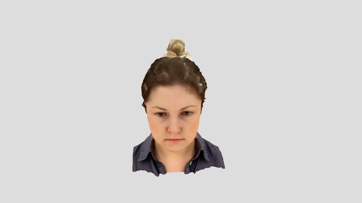 Woman head 3D Model