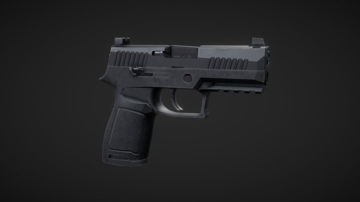 Pistol P320 3D Model