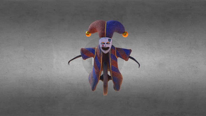 Twisted Jester 3D Model