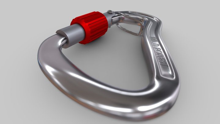 Carabiner 3D Model