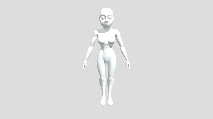 Modelagem de personagens 2 - escultura 3D Model