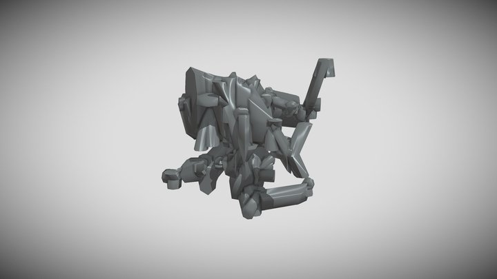 le petit baudet survey 3D Model