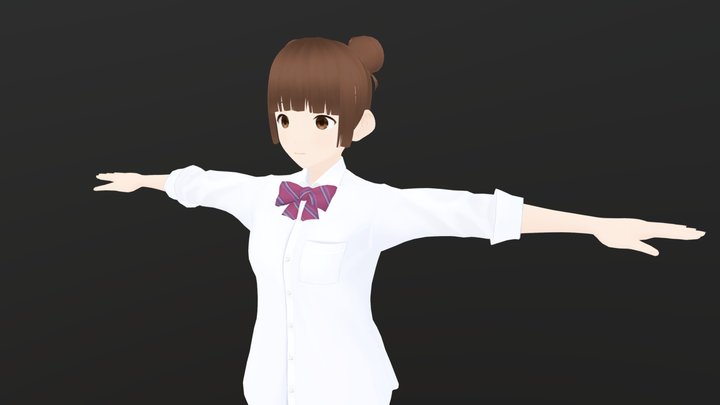 anime model 3d 3D Model