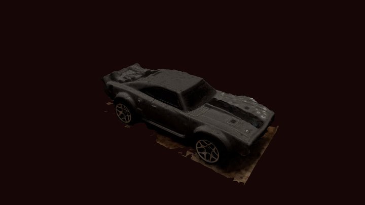 Race bud -Grey car 3D Model