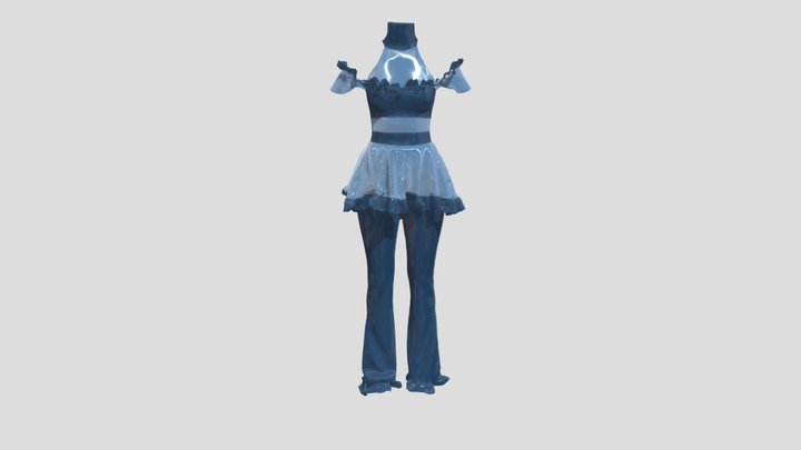 MODEL zastenami 3D Model