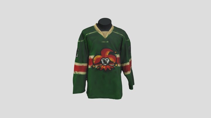 Hockey Uniform Minnesota Wild 3D model