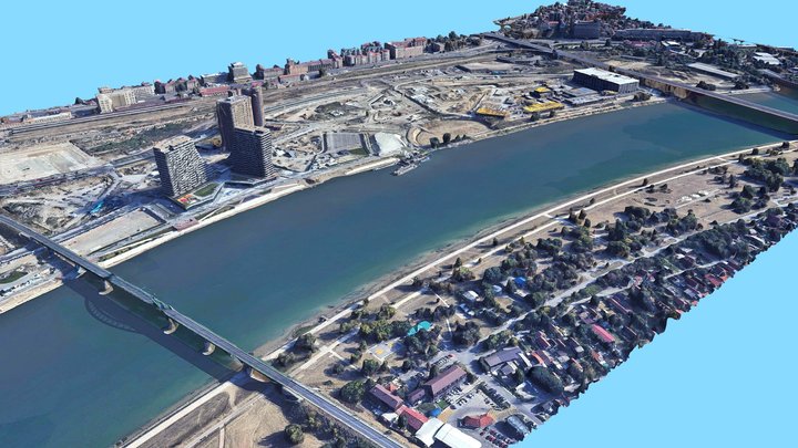 Belgrade Waterfront 3D Model