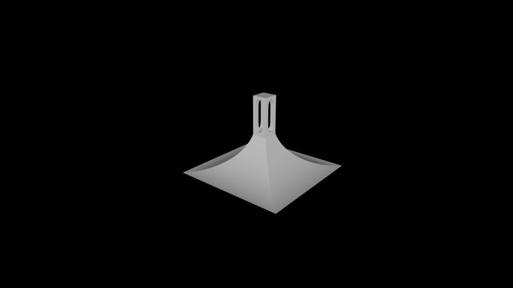 Monument of the unknown skateboards, 2023 3D Model