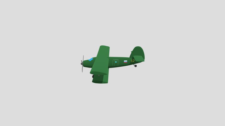 Ан-2 3D Model