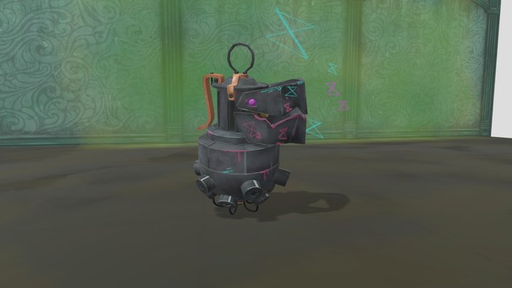 Arcane Jinx grenade 3D Model
