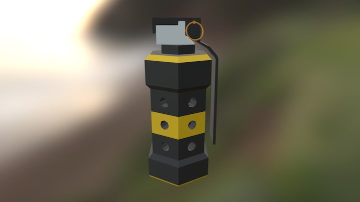 FlashBang / Lowpoly 3D Model