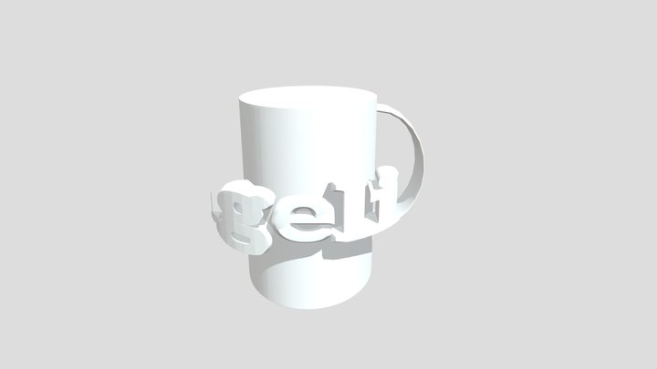 Taza Angelica 3D Model