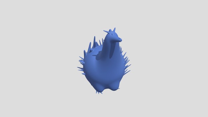 Динозаврик 3D Model