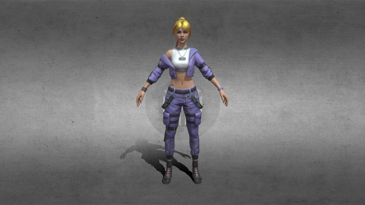 FF_NEW_GIRL_by_ Red- Shot 3D Model