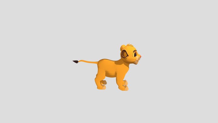Simba 3D Model