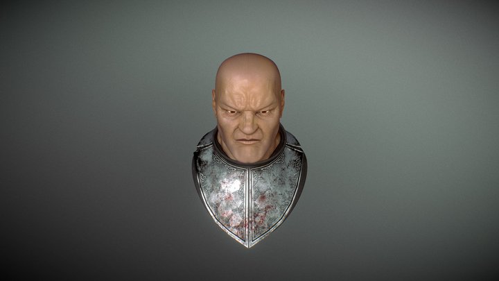 3DHeadWarrior(realistic) 3D Model