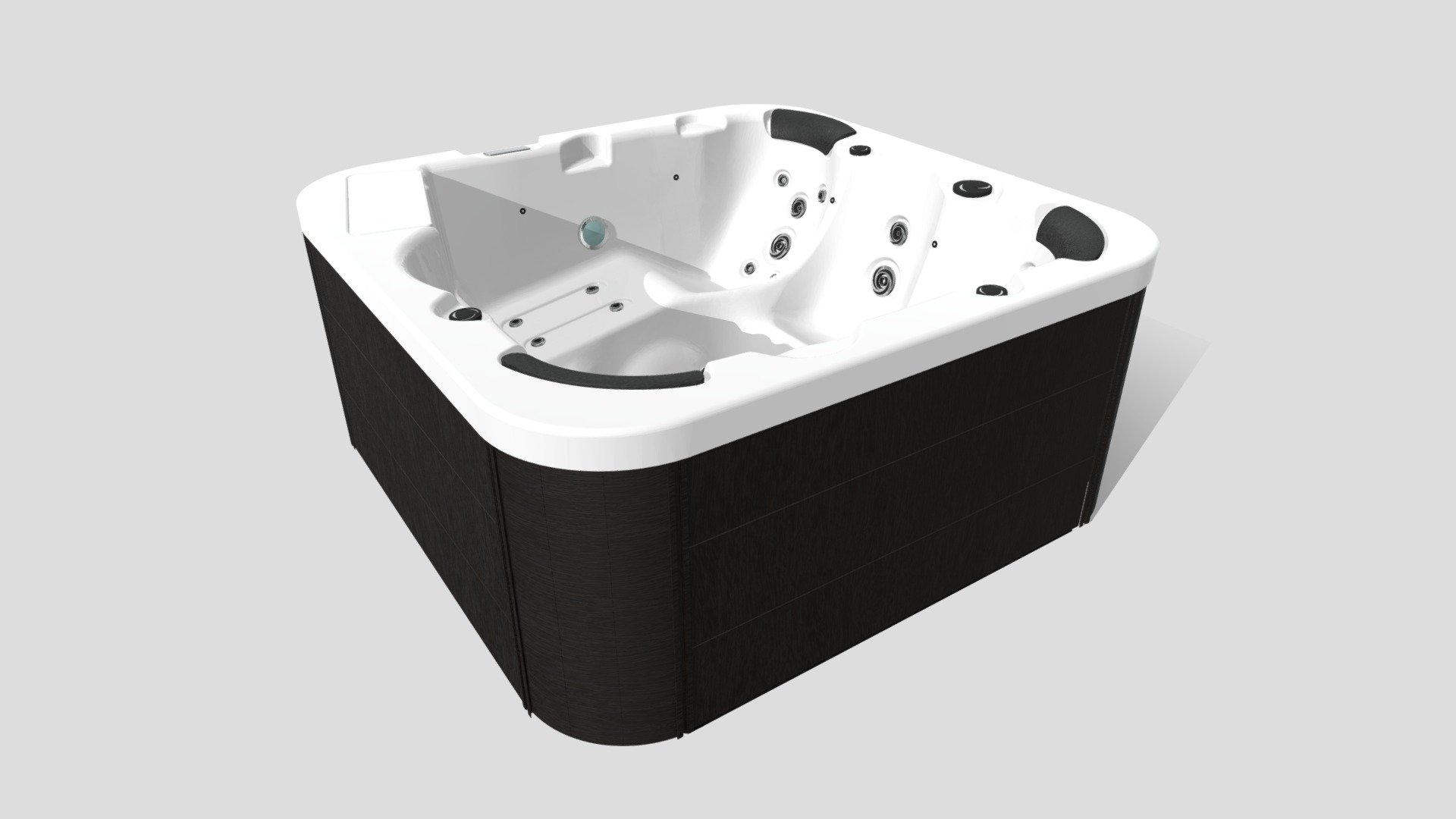 Square Acrylic Tub V1 3D model by NLSS [fe48e60] Sketchfab