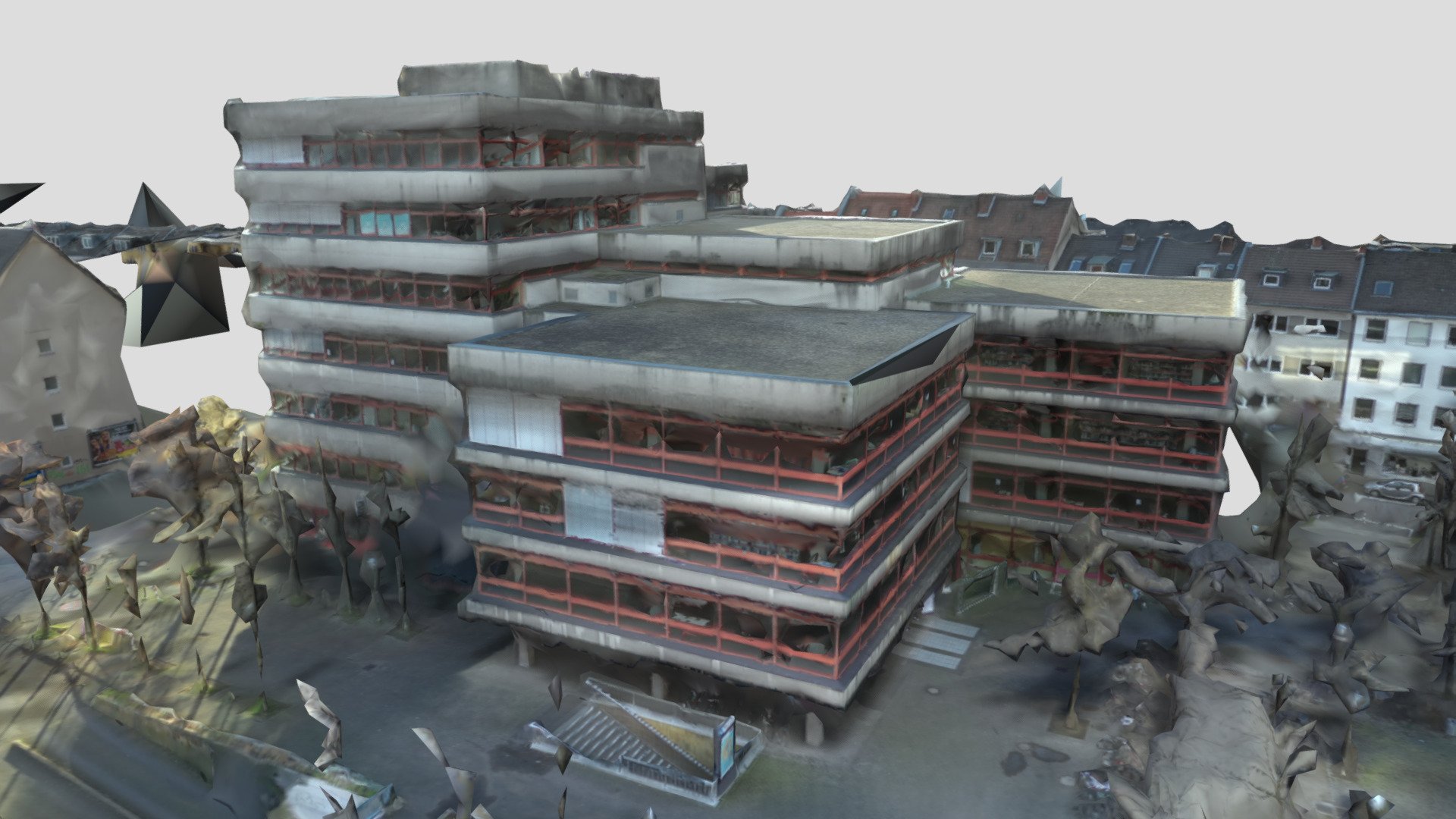 Köln Innenstadt Zentralbibliothek birdsview 80K