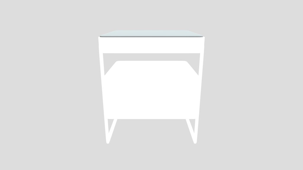 Modern Green Bedside Cabinet