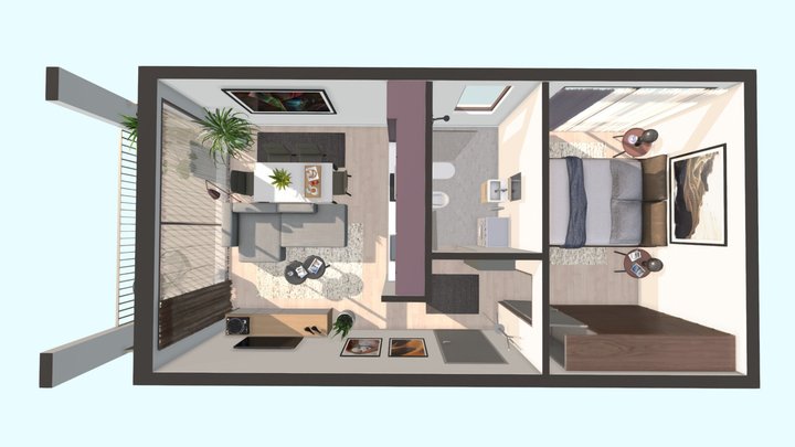 B1 3D Model