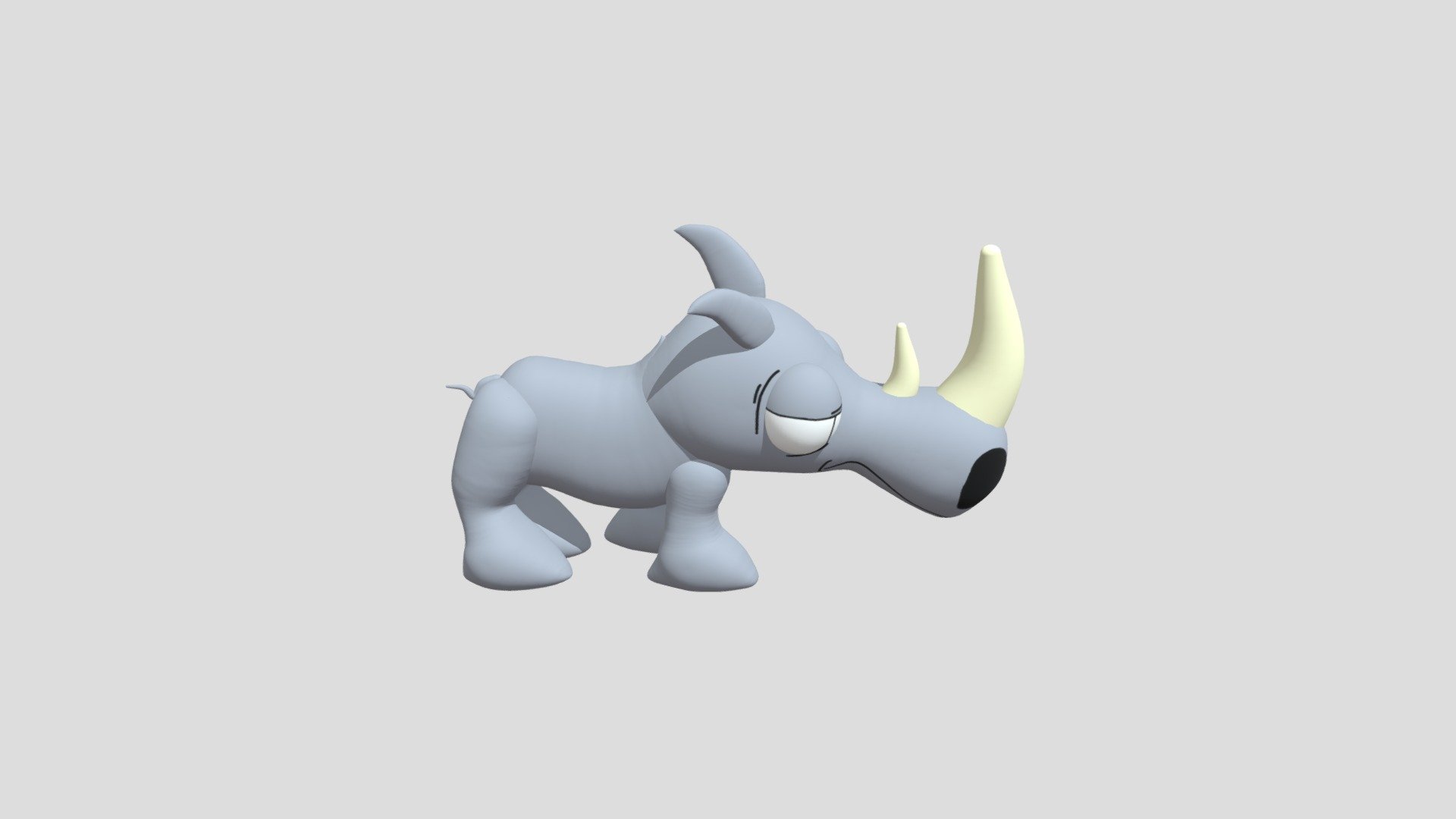 Rhino - 3D model by WBMaxToonMania [fe4b38f] - Sketchfab