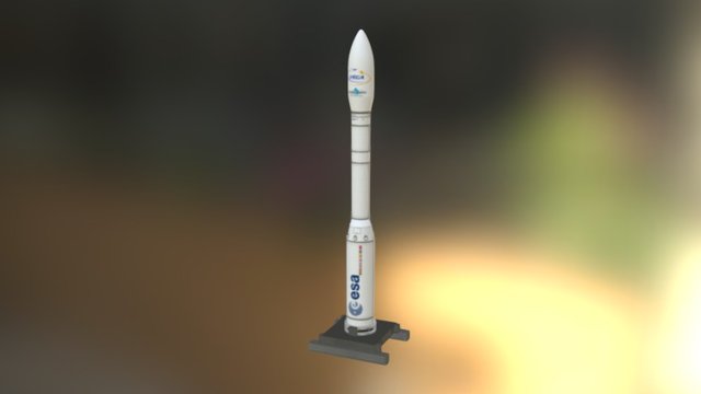 Vega Launch Vehicle 3D Model
