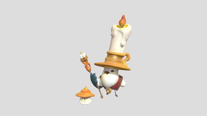 Candlelight Companions 3D Model