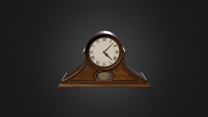 Mantelpiece Clock Prop 3D Model