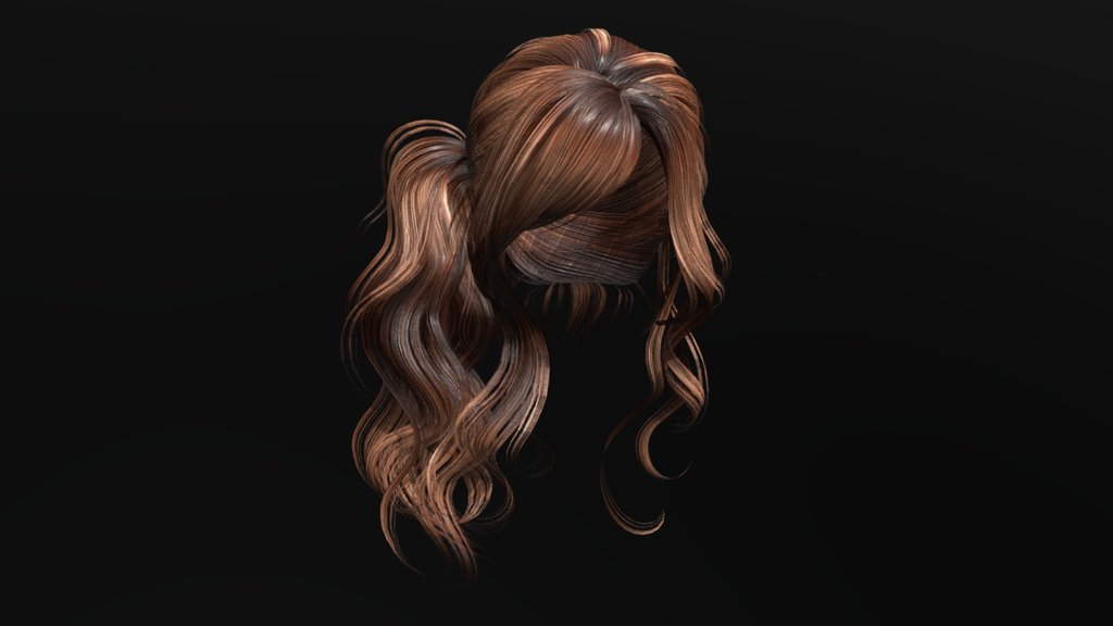 hair - A 3D model collection by happysonic (@happysonic) - Sketchfab
