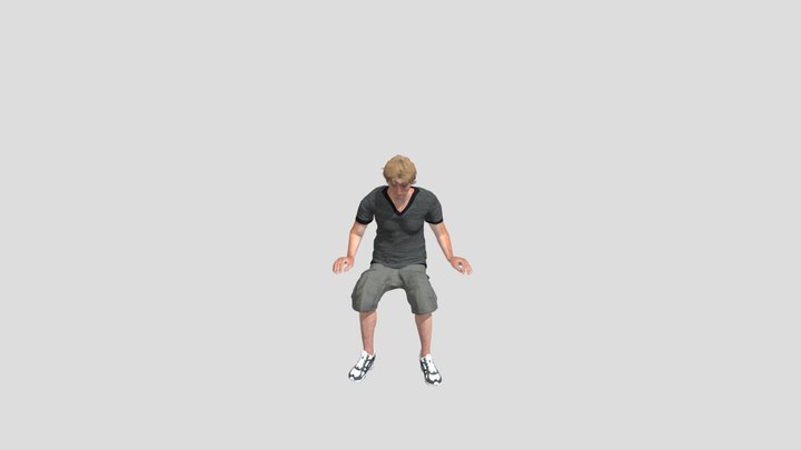 Seated Idle (1) 3D Model