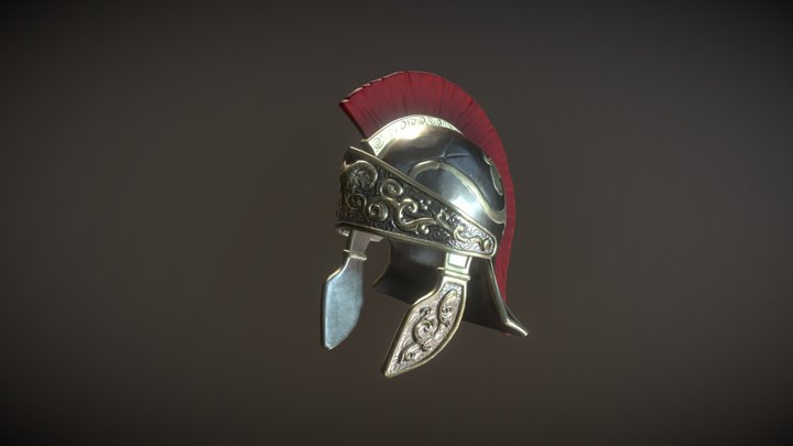 Roman Helmet 3D Model