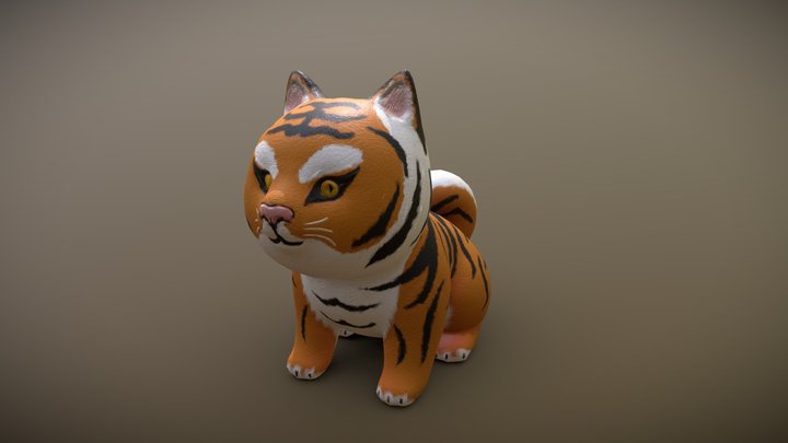 Texture Art Assessment: Shiba Inu 3D Model
