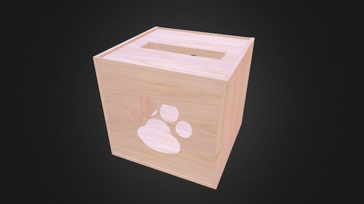 衛生紙盒 3D Model